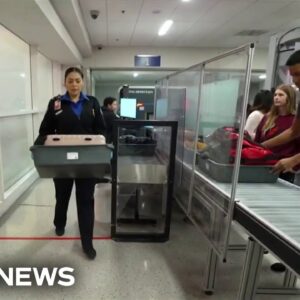 What it’s like to work for the TSA amid the holiday travel rush