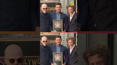 Zac Efron Accepts His Star on The Hollywood Walk of Fame #shorts