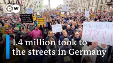 Germany: Organizers say over 1.4 million protested against far right over the weekend | DW News