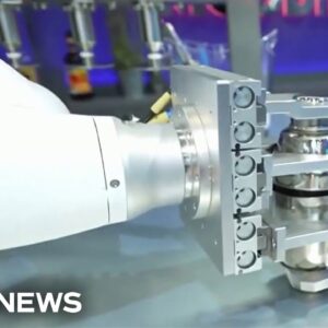 A.I. bartender makes drinks based on customer's mood