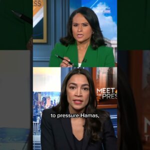 AOC says Israel's Gaza strategy is ineffective