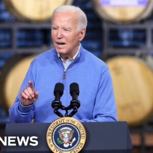 Biden touts ‘critical’ infrastructure plans while making digs at Trump