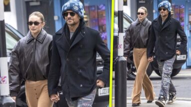 Bradley Cooper and Gigi Hadid HOLD HANDS in London
