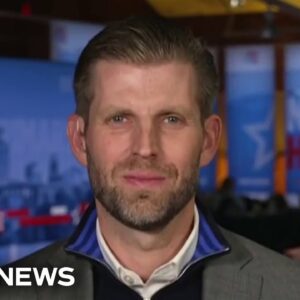 Eric Trump hedges on whether Donald Trump needs a double-digit win in New Hampshire