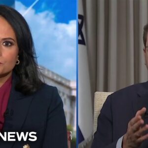 Forced displacement of Palestinians is ‘absolutely not’ position of Israeli government, says Herzog