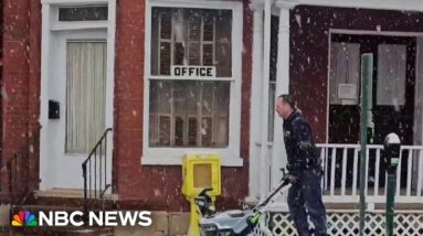 First winter storm of new year moves through Northeast