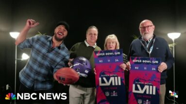 ‘I’m going to Vegas!’: Football fans surprised with tickets to Super Bowl