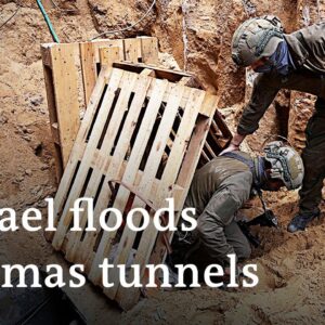 Israeli military confirms flooding of Hamas tunnels in Gaza | DW News
