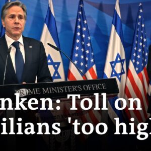 Blinken in Israel: Can the US dictate a less intense war in Gaza? | DW News