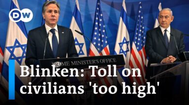 Blinken in Israel: Can the US dictate a less intense war in Gaza? | DW News