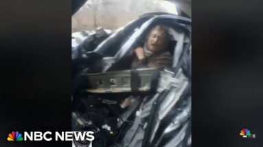 Man who survived 6 days trapped in truck after crash tells story