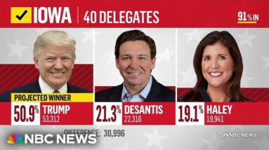 NBC projects DeSantis will finish second in the Iowa Republican caucus