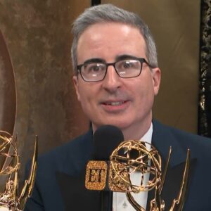 John Oliver on 8th Emmy Win and Donald Trump's Iowa Caucus Victory (Exclusive)