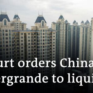 Hong Kong court orders Chinese property developer Evergrande to liquidate | DW News