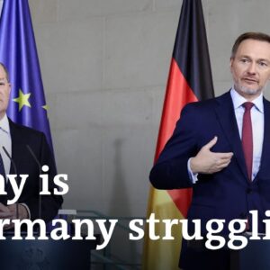 Recession in Germany: Economy down by 0.3 % in 2023 | DW News