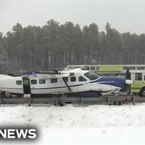 Small plane makes emergency landing on Virginia highway