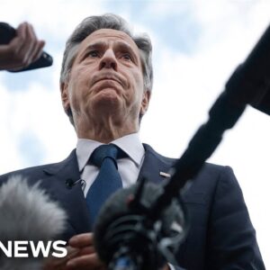 Two paths lead to peace and stability in Gaza and Mideast, Blinken says