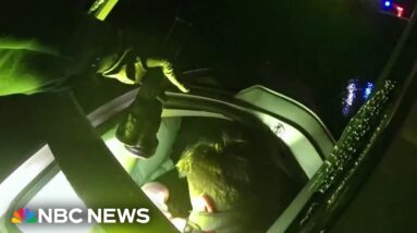 Video shows Florida responders rescue women and baby from sinking car