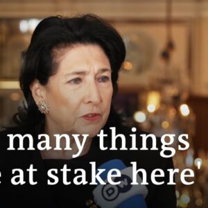 'The security of the Black Sea is the security of Europe': Georgian President Zurabishvili | DW News