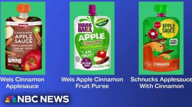 Lead-tainted applesauce leaves parents in fear of long-term health effects