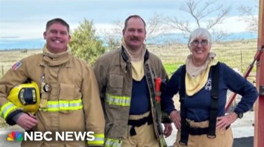 75-year-old grandmother joins California volunteer fire department