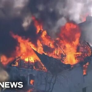 At least 6 missing after fiery shootout near Philadelphia