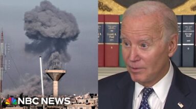 Biden says he's pushed world leaders for more aid in Gaza
