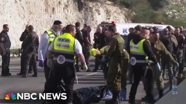 One dead after three Palestinian gunman open fire at Israeli check point