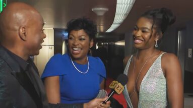 GRAMMYs: Coco Jones Tears Up With Her Mom After R&B Win (Exclusive)