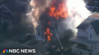Grim search after shooting and fire at Pennsylvania house