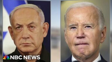 Biden tells Netanyahu Rafah incursions should not go ahead without plan to ensure civilians’ safety