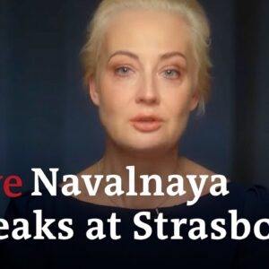LIVE: Navalnaya addresses the European Parliament I DW News
