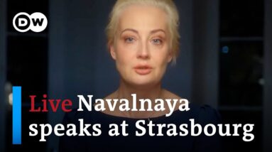 LIVE: Navalnaya addresses the European Parliament I DW News
