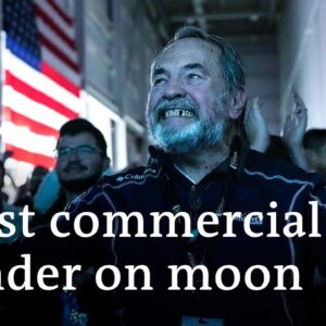 Private spacecraft makes first US landing on the moon in more than half a century | DW News