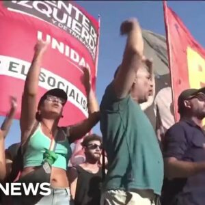 Protests erupt in Argentina over proposed economic bill