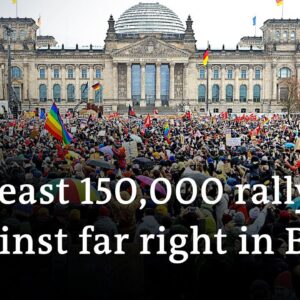 Protests across Germany: Hundreds of thousands rally against far right | DW News