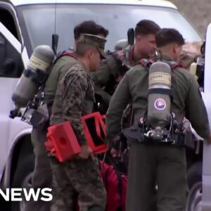 Search for 5 U.S. Marines after helicopter crash in California