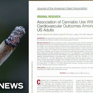 Study links cannabis use to heart problems
