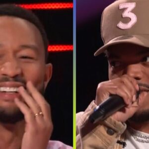 The Voice: Chance the Rapper OUT-SINGS John Legend on His Own Song!
