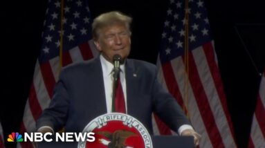 Trump campaigning at NRA event amid organization's corruption trial
