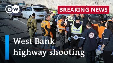 Gunmen carry out attack near Jewish settlement in the West Bank | DW News