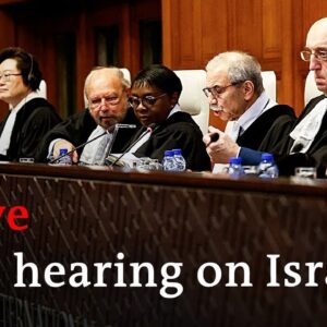 Live: International Court of Justice (ICJ) public hearing on Israel | DW News