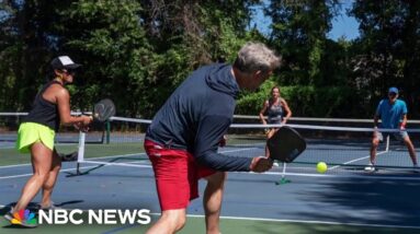 Why pickleball-related injuries are on the rise