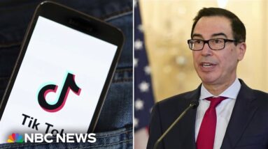 Former Treasury Secy. Mnuchin says he's putting together a group to buy TikTok