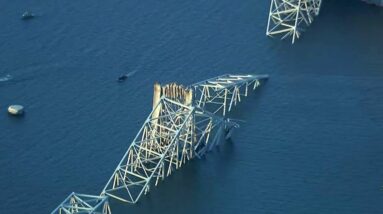 Baltimore bridge collapses after being struck by cargo ship