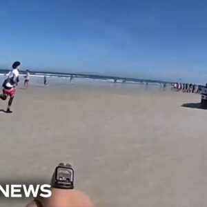 Body cam shows teen pulling gun on Florida beach