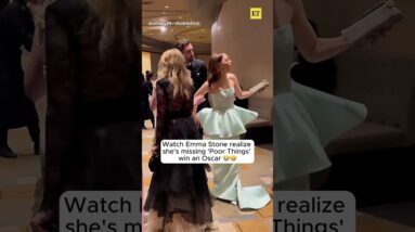 Emma Stone RAN To Watch 'Poor Things' Grab An Oscar