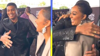 Watch Tia Mowry UNEXPECTEDLY Bump Into Ex-Husband Cory Hardrict on Red Carpet
