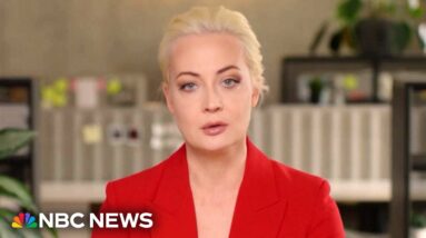 Navalny's widow calls on supporters to join an election day protest against Putin