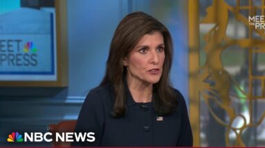 Nikki Haley speaks out about Trump's legal cases and the coming election